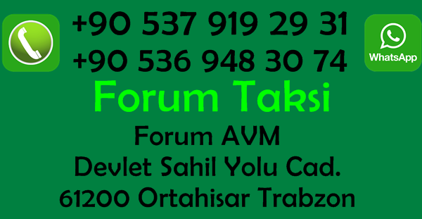 Forum-Taksi-Trabzon-İletişim